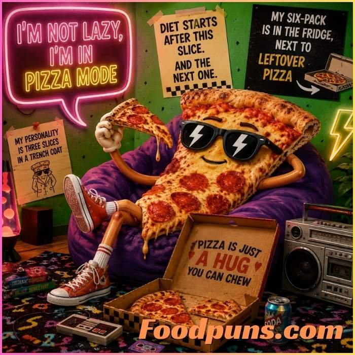 Cheesy Pizza One-Liners